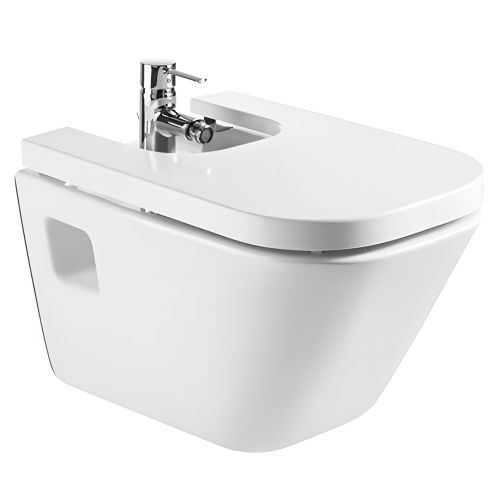 Биде подвесное Roca Gap 357475000 белый с крышкой Биде подвесное Roca Gap 357475000 белый с крышкой