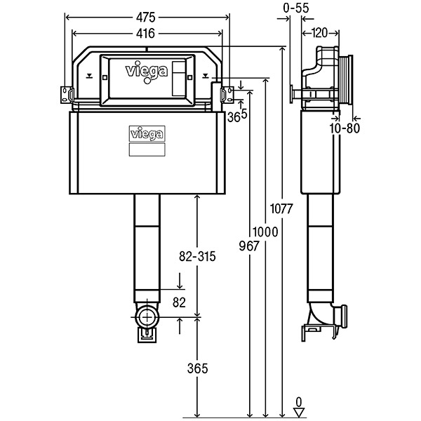 Бачок для скрытого монтажа Viega 771904 Бачок для скрытого монтажа Viega 771904