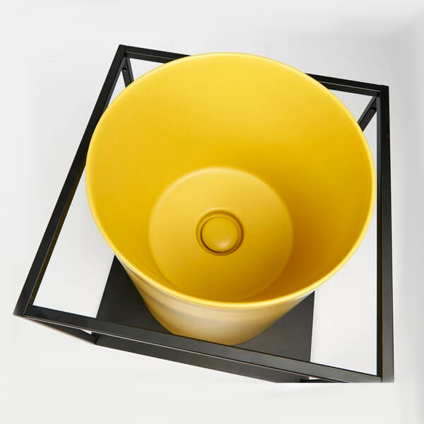 Раковина с металлической консолью Galassia 7305OC+2081NE Раковина с металлической консолью Galassia 7305OC+2081NE