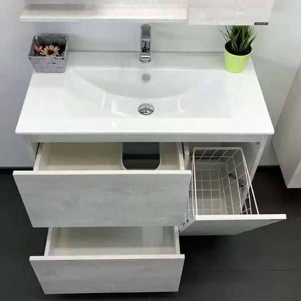 Тумба с раковиной 90 напольная Верона COMFORTY 00-00001972 Тумба с раковиной 90 напольная Верона COMFORTY 00-00001972