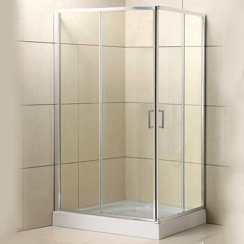 Душевой уголок BelBagno Uno UNO-195-AH-2-120/100-C-Cr 120х100 профиль хром, прозрачное стекло