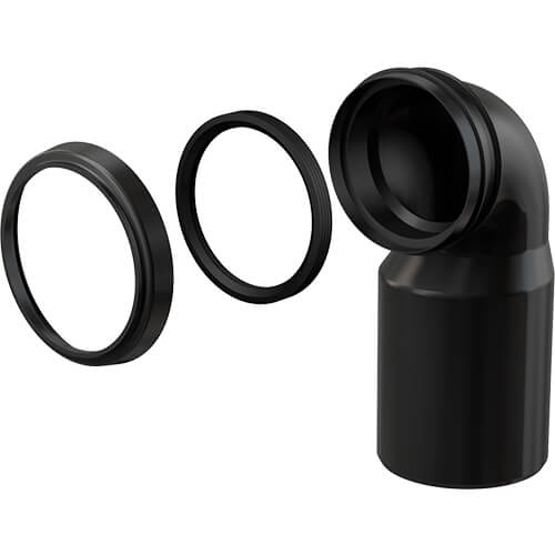 M906 Колено стока 90*110 д/инстал д/унитаза Alcaplast M906 Колено стока 90*110 д/инстал д/унитаза Alcaplast