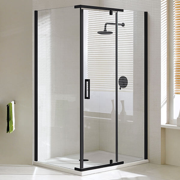 Душевой уголок AVS Фаворит 120x90 профиль черный матовый, стекло прозрачное