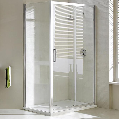 Душевой уголок AVS Квант Квадро 120x90 профиль хром, стекло прозрачное