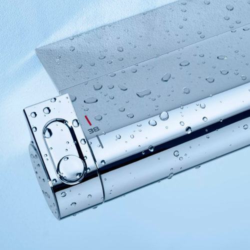 Термостат для душа Grohe Grohtherm 2000 New 34469001 хром, с полочкой Термостат для душа Grohe Grohtherm 2000 New 34469001 хром, с полочкой