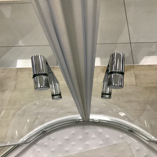 Душевой уголок AVS Раунд 90x90 профиль хром, стекло прозрачное с поддоном