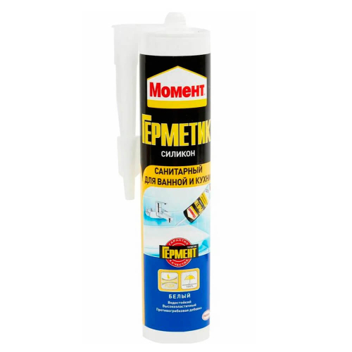 Герметик силиконовый Момент 2047372 белый Герметик силиконовый Момент 2047372 белый