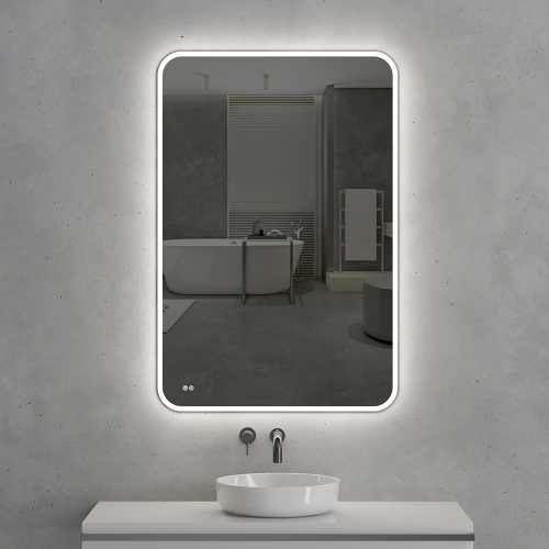 Зеркало с подсветкой AVS Виола 120x80 см, антипар