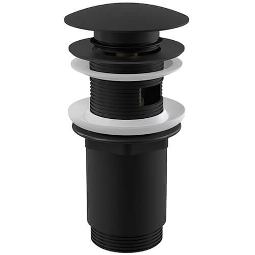 Донный клапан Alcaplast A392BLACK черный матовый