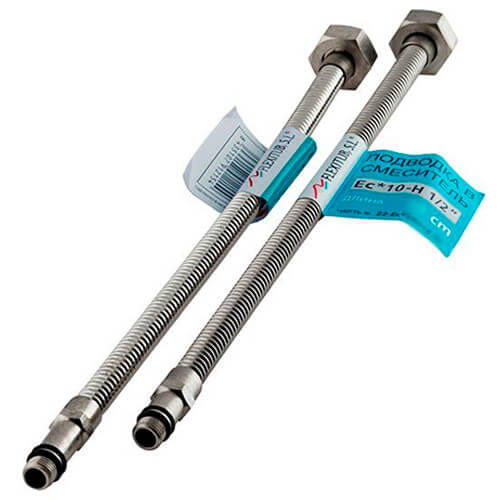 Подводка сильфонная Flexitub 22-EcEl*10H12-60 (2 шт) Подводка сильфонная Flexitub 22-EcEl*10H12-60 (2 шт)