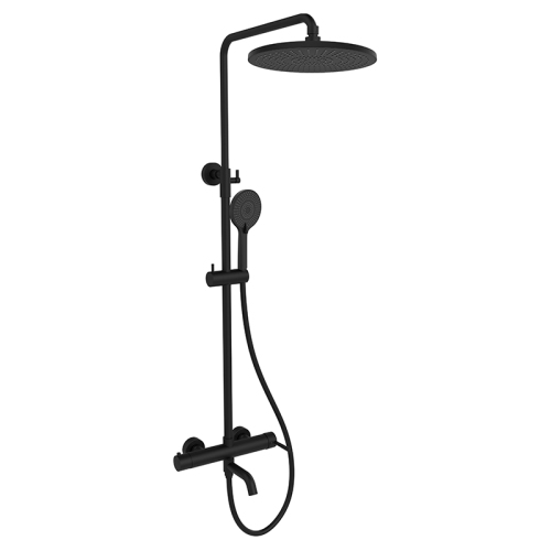 Душевая стойка AVS Slimmer черный матовый Душевая стойка AVS Slimmer черный матовый