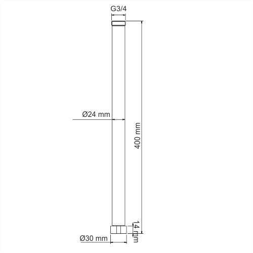 Удлинитель для душевого комплекта A133 WASSERKRAFT