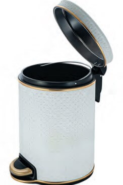 Ведро для мусора золотое 5 л GERALIS V-PWG-B Ведро для мусора золотое 5 л GERALIS V-PWG-B