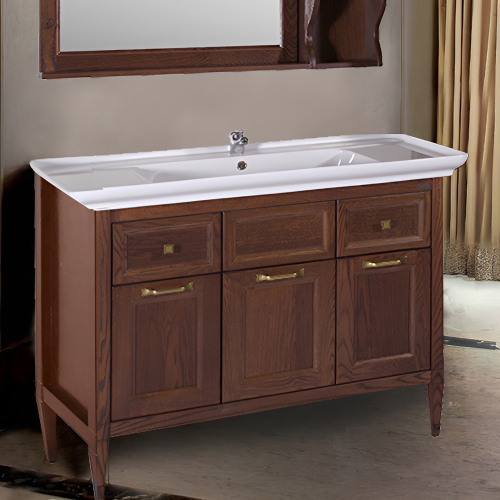 Тумба с раковиной ASB Wood Line Гранда 105 антикварный орех Тумба с раковиной ASB Wood Line Гранда 105 антикварный орех