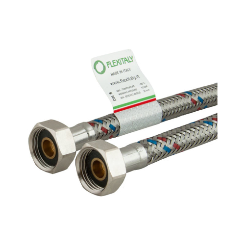 Подводка воды Flexitaly 150040480RB DN8 1/2" 80 см Подводка воды Flexitaly 150040480RB DN8 1/2" 80 см