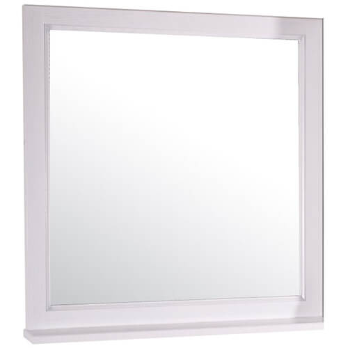 Зеркало ASB Wood Line Гранда 80 см белое, патина серебро Зеркало ASB Wood Line Гранда 80 см белое, патина серебро