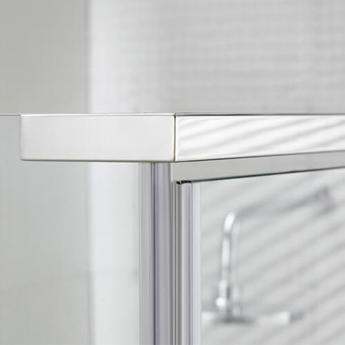 Душевой уголок AVS Трапеция 100х100 профиль хром, стекло прозрачное