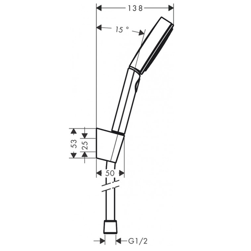 Душевой набор 105 Relaxation Pulsify Hansgrohe 24303000 Душевой набор 105 Relaxation Pulsify Hansgrohe 24303000