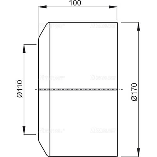 Обрамление для унитаза большое D110 Alcaplast A980 Обрамление для унитаза большое D110 Alcaplast A980
