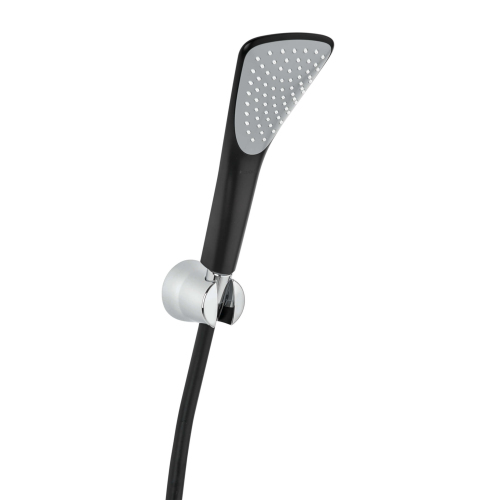 KLUDI FIZZ Душевой гарнитур для ванны 1S, чёрный матовый/хром 6765087-00 KLUDI FIZZ Душевой гарнитур для ванны 1S, чёрный матовый/хром 6765087-00