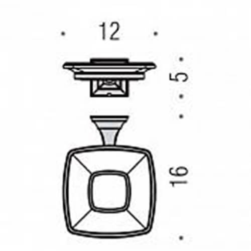 Мыльница стекло Portofino Colombo B3201 Мыльница стекло Portofino Colombo B3201