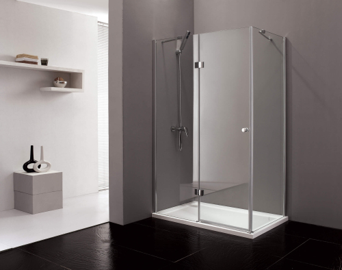 Душевой уголок Cezares Variante VERONA-W-AH-1-120/80-C-Cr 120x80 профиль хром, прозрачное стекло