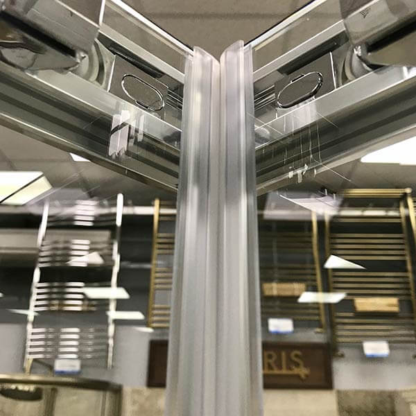 Душевой уголок AVS Куб 100x90 профиль хром, стекло прозрачное