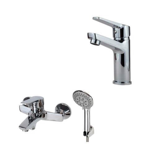 Комплект смесителей Esko MURANO MR 26+MR 54 хром Комплект смесителей Esko MURANO MR 26+MR 54 хром