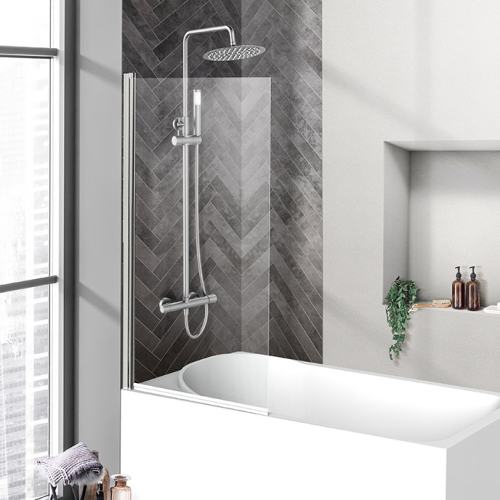 Шторка на ванну BelBagno Uno UNO-V-1-80/150-C-Cr 80 профиль хром, прозрачное стекло Шторка на ванну BelBagno Uno UNO-V-1-80/150-C-Cr 80 профиль хром, прозрачное стекло