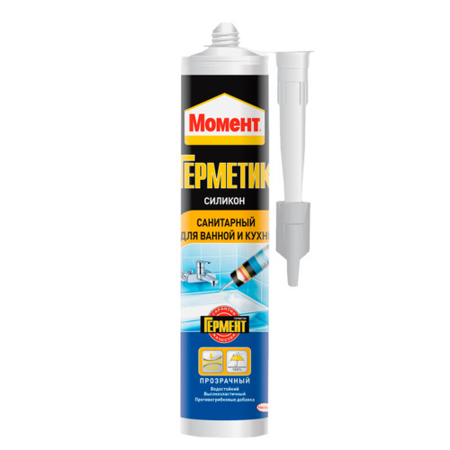 Герметик силиконовый Момент 2002675 прозрачный Герметик силиконовый Момент 2002675 прозрачный