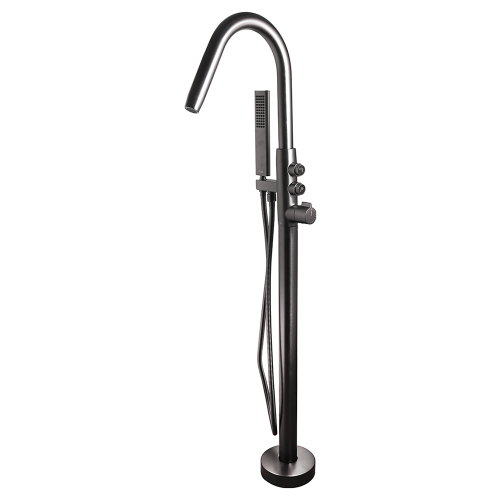 Смеситель для ванны с душем Maxonor Pure Life Genius PL3098-9 напольный, пепельный Смеситель для ванны с душем Maxonor Pure Life Genius PL3098-9 напольный, пепельный