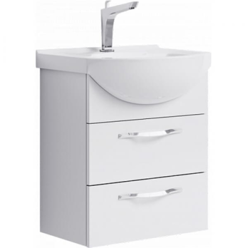 Тумба с раковиной 50 подвесная Аллегро Aqwella Agr.01.05/2 Тумба с раковиной 50 подвесная Аллегро Aqwella Agr.01.05/2