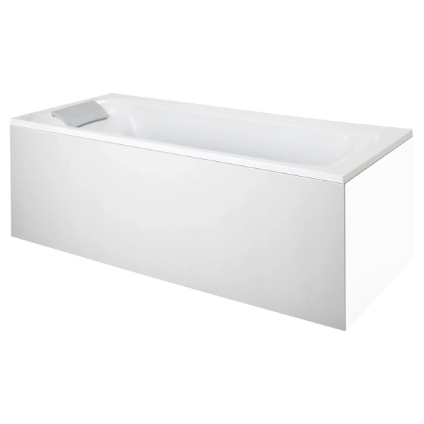 Ванна из искусственного камня Jacob Delafon Elite Flight 170x75 белая с ножками и экраном Ванна из искусственного камня Jacob Delafon Elite Flight 170x75 белая с ножками и экраном