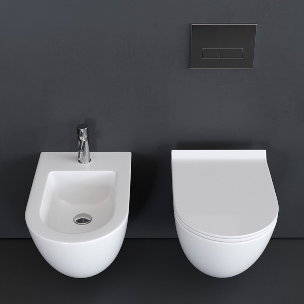 Биде подвесное Galassia Dream 7313 беелое Биде подвесное Galassia Dream 7313 беелое