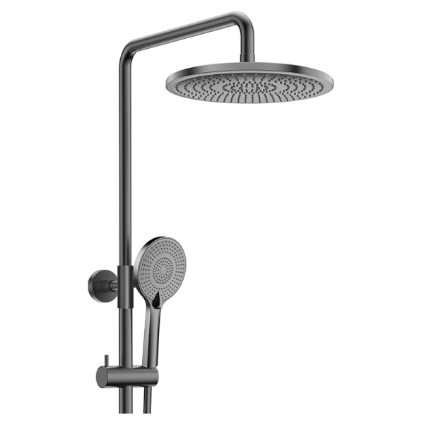 Душевая стойка с изливом AVS Elegant оружейная сталь Душевая стойка с изливом AVS Elegant оружейная сталь