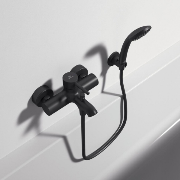 Комплект смесителей Ideal Standard Ceraline BC268XG+BC199XG черный матовый Комплект смесителей Ideal Standard Ceraline BC268XG+BC199XG черный матовый