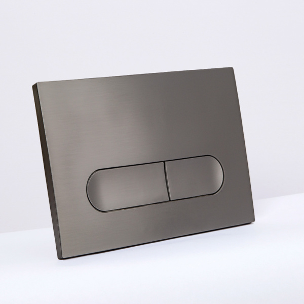 Клавиша смыва AVS оружейная сталь овальные кнопки Клавиша смыва AVS оружейная сталь овальные кнопки