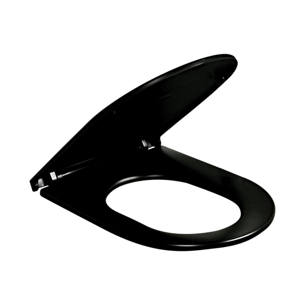 Крышка-сиденье AVS HY2049-MB с микролифтом черное быстросъемное Крышка-сиденье AVS HY2049-MB с микролифтом черное быстросъемное