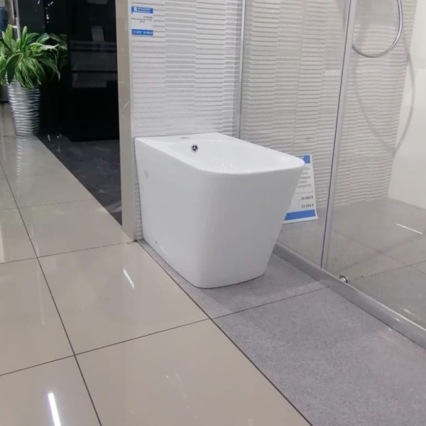 Биде напольное Sole Cube белое Биде напольное Sole Cube белое