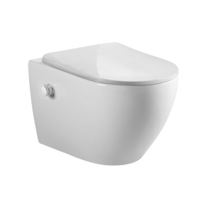 Унитаз подвесной AVS Плутон белый, с функцией биде