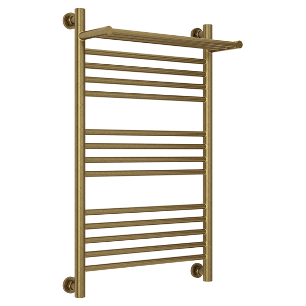 Полотенцесушитель водяной Сунержа Богема+ 50x80 с полкой, состаренная бронза Полотенцесушитель водяной Сунержа Богема+ 50x80 с полкой, состаренная бронза