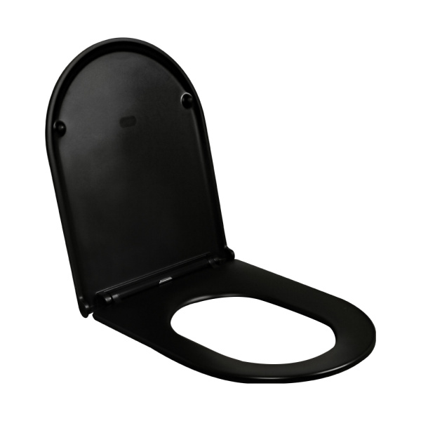 Крышка-сиденье AVS HY2049-MB с микролифтом черное быстросъемное Крышка-сиденье AVS HY2049-MB с микролифтом черное быстросъемное