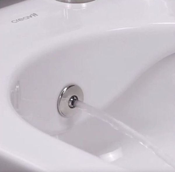 Унитаз подвесной Creavit Free FE322-00CB00E-0000 безободковый с биде  Унитаз подвесной Creavit Free FE322-00CB00E-0000 безободковый с биде