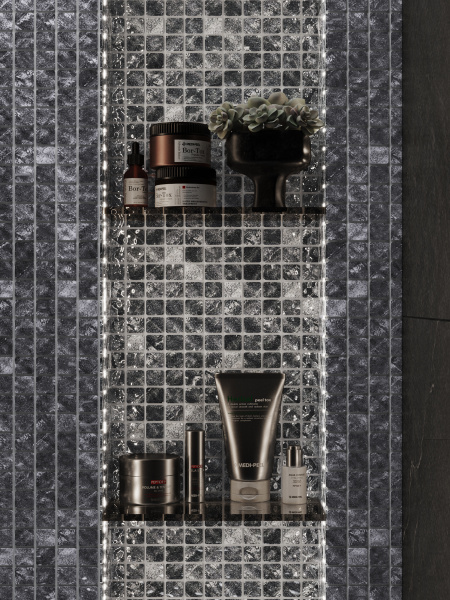 Мозаика Bonaparte Atlantis Iron 31,5x31,5 стеклянная Мозаика Bonaparte Atlantis Iron 31,5x31,5 стеклянная