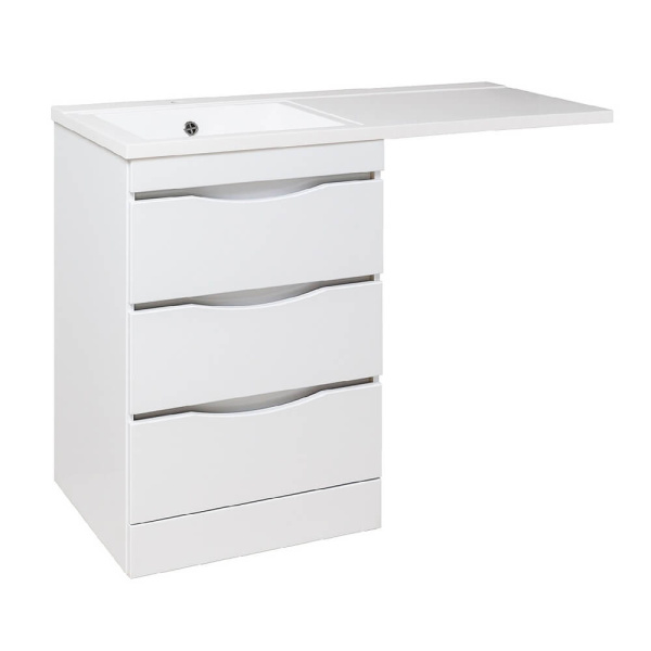 Тумба с раковиной Runo Орион УТ000003442+00-00001024 120 см левая Тумба с раковиной Runo Орион УТ000003442+00-00001024 120 см левая