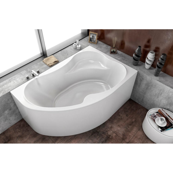 Акриловая ванна Kolpa-San Lulu 170х100 L белая, с каркасом, крепежем и экраном Акриловая ванна Kolpa-San Lulu 170х100 L белая, с каркасом, крепежем и экраном