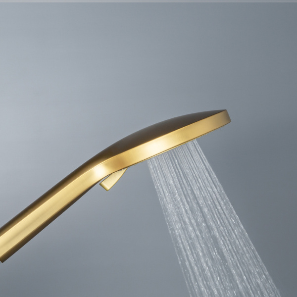 Душевая стойка AVS Pulse брашированное золото Душевая стойка AVS Pulse брашированное золото