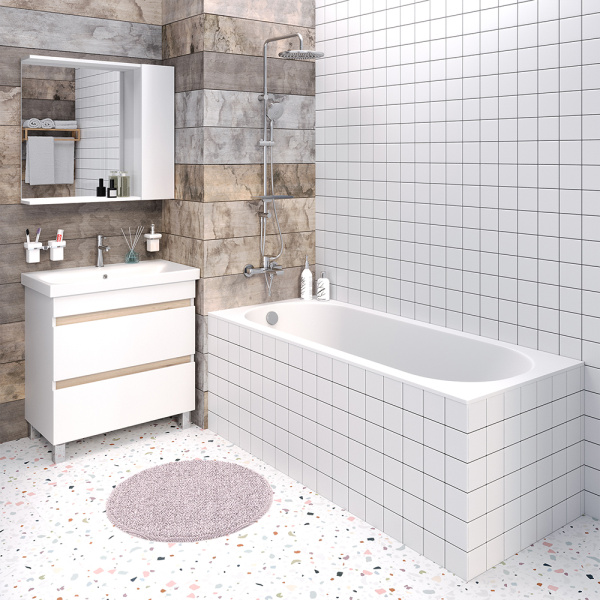 Ванна из искусственного камня Aqua de Marco Верона 170x75 белая матовая, с ножками Ванна из искусственного камня Aqua de Marco Верона 170x75 белая матовая, с ножками