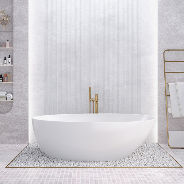 Ванна из искусственного камня Aqua de Marco Calipso 170x80 белая