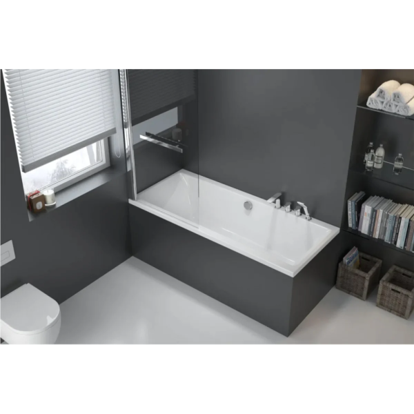 Акриловая ванна Excellent Pryzmat 160x75 белая, без каркаса Акриловая ванна Excellent Pryzmat 160x75 белая, без каркаса